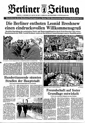 Berliner Zeitung Online-Archiv vom 05.10.1979