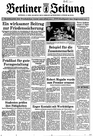 Berliner Zeitung Online-Archiv on Mar 12, 1980