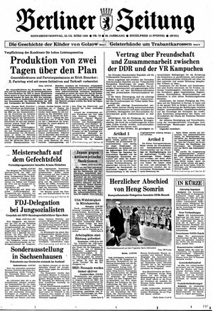 Berliner Zeitung Online-Archiv on Mar 22, 1980