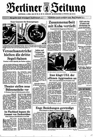 Berliner Zeitung Online-Archiv on Apr 9, 1980