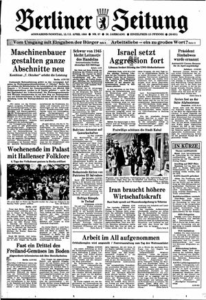 Berliner Zeitung Online-Archiv vom 12.04.1980