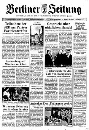 Berliner Zeitung Online-Archiv vom 17.04.1980