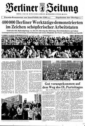 Berliner Zeitung Online-Archiv vom 02.05.1980