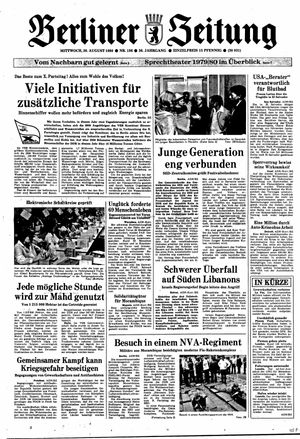 Berliner Zeitung Online-Archiv vom 20.08.1980