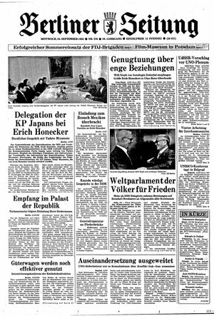 Berliner Zeitung Online-Archiv on Sep 24, 1980