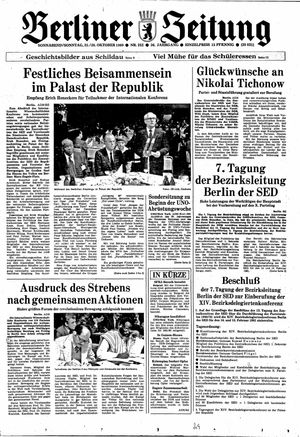 Berliner Zeitung Online-Archiv on Oct 25, 1980