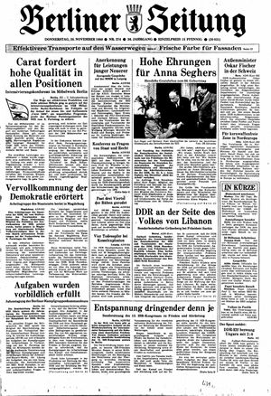 Berliner Zeitung Online-Archiv on Nov 20, 1980