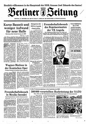Berliner Zeitung Online-Archiv vom 12.10.1981