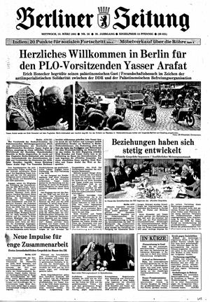 Berliner Zeitung Online-Archiv vom 10.03.1982