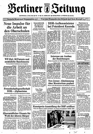 Berliner Zeitung Online-Archiv on May 12, 1982