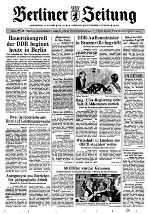 Berliner Zeitung Online-Archiv vom 13.05.1982