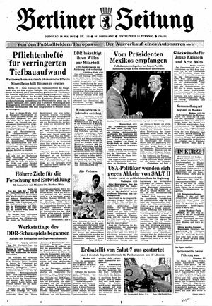 Berliner Zeitung Online-Archiv vom 18.05.1982