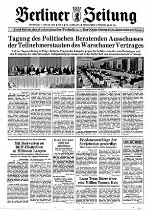 Berliner Zeitung Online-Archiv vom 05.01.1983