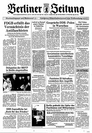 Berliner Zeitung Online-Archiv vom 29.01.1983