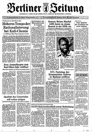 Berliner Zeitung Online-Archiv vom 03.03.1983