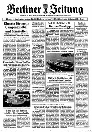 Berliner Zeitung Online-Archiv vom 22.03.1983