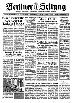 Berliner Zeitung Online-Archiv vom 23.03.1983