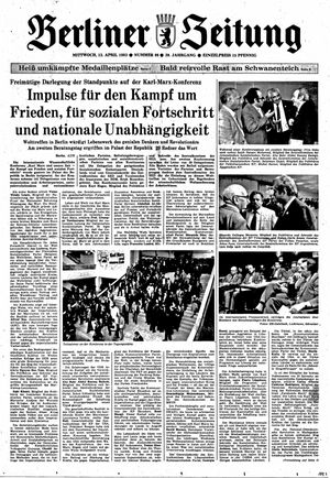Berliner Zeitung Online-Archiv vom 13.04.1983