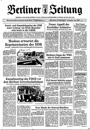 Berliner Zeitung Online-Archiv on May 3, 1983