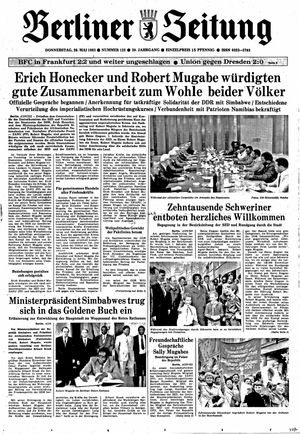 Berliner Zeitung Online-Archiv vom 26.05.1983