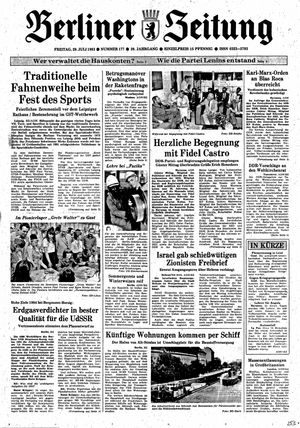 Berliner Zeitung Online-Archiv on Jul 29, 1983