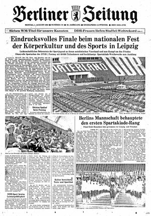 Berliner Zeitung Online-Archiv vom 01.08.1983