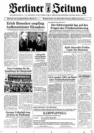 Berliner Zeitung Online-Archiv vom 17.09.1983