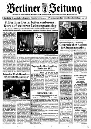 Berliner Zeitung Online-Archiv vom 20.09.1983
