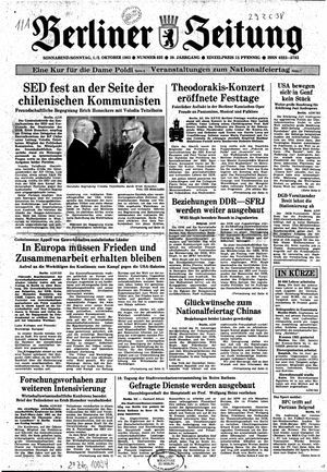 Berliner Zeitung Online-Archiv vom 01.10.1983