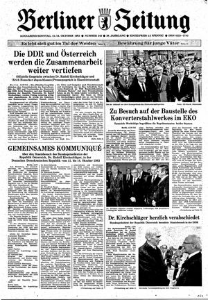 Berliner Zeitung Online-Archiv vom 15.10.1983