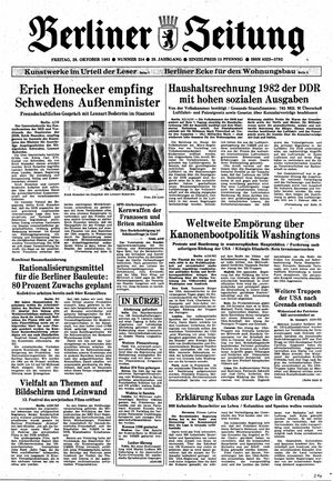 Berliner Zeitung Online-Archiv on Oct 28, 1983