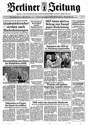 Berliner Zeitung Online-Archiv on Jan 6, 1984