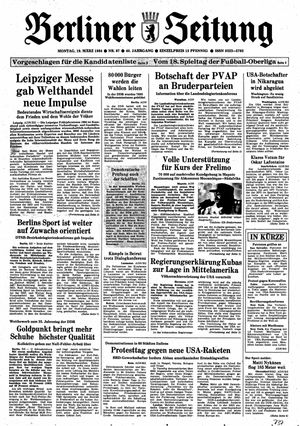 Berliner Zeitung Online-Archiv vom 19.03.1984