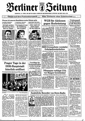 Berliner Zeitung Online-Archiv vom 10.04.1984