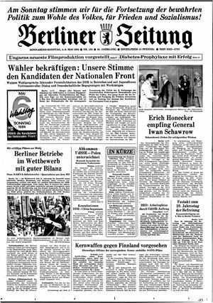 Berliner Zeitung Online-Archiv vom 05.05.1984