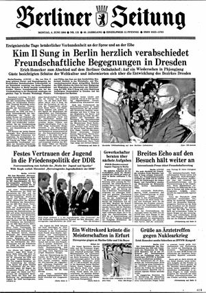 Berliner Zeitung Online-Archiv vom 04.06.1984