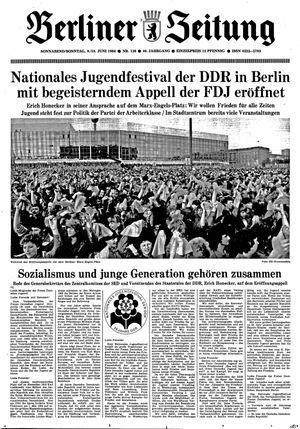 Berliner Zeitung Online-Archiv vom 09.06.1984