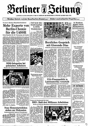 Berliner Zeitung Online-Archiv vom 24.07.1984