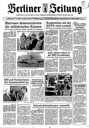 Berliner Zeitung Online-Archiv vom 25.07.1984