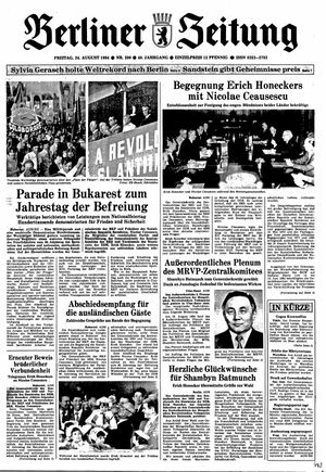 Berliner Zeitung Online-Archiv vom 24.08.1984