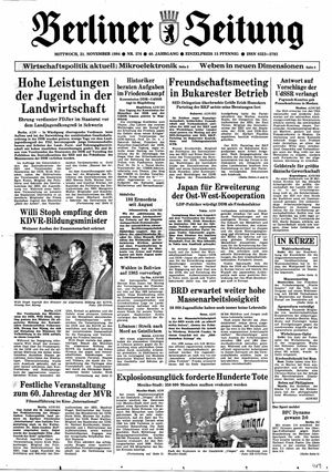 Berliner Zeitung Online-Archiv vom 21.11.1984