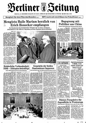 Berliner Zeitung Online-Archiv vom 21.12.1984
