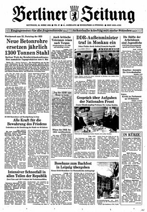 Berliner Zeitung Online-Archiv vom 20.03.1985