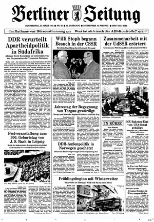 Berliner Zeitung Online-Archiv vom 21.03.1985