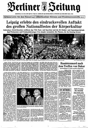 Berliner Zeitung Online-Archiv vom 28.07.1987