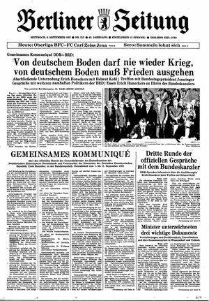 Berliner Zeitung Online-Archiv vom 09.09.1987