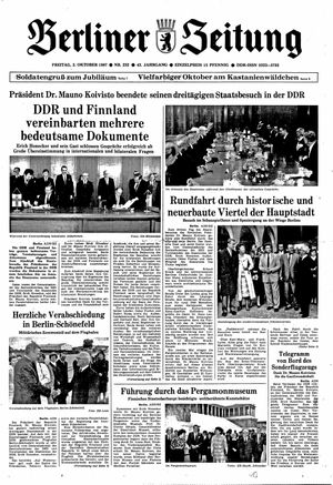 Berliner Zeitung Online-Archiv vom 02.10.1987