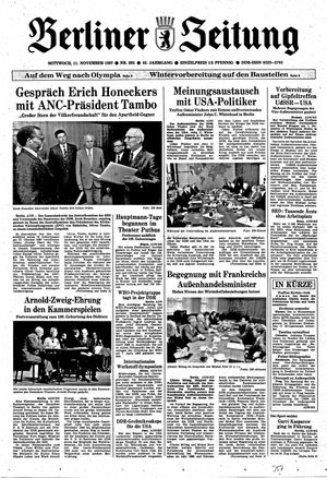 Berliner Zeitung Online-Archiv vom 11.11.1987