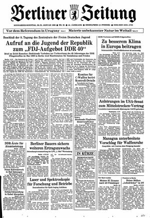 Berliner Zeitung Online-Archiv vom 30.01.1988