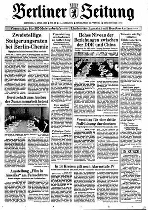 Berliner Zeitung Online-Archiv vom 05.04.1988